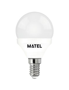 BOMB.LED ESFERICA  E14  5W.FRIA