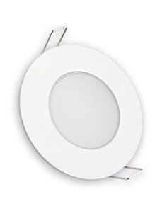 ARO LED FIJO IP65 REDONDO BLANCO 8W.FRIA