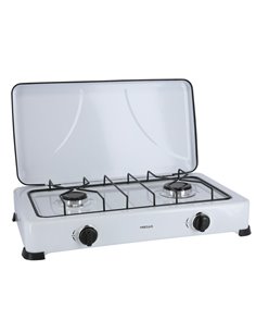 COCINA GAS ESMALTADA BLANCA 2 FUEGOS